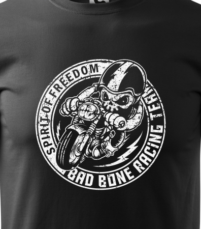 Tricou pentru motociclisti, bikeri, Bad Bone Racing [1]