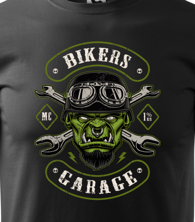Tricou pentru motociclisti, bikeri, Bikers Garage [1]