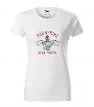 Tricouri motociclisti - Tricou pentru motociclisti, bikeri, Born to ride