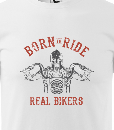 Tricou pentru motociclisti, bikeri, Born to ride [1]