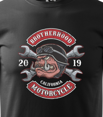 Tricou pentru motociclisti, bikeri, Brotherhood Motorcycle [1]