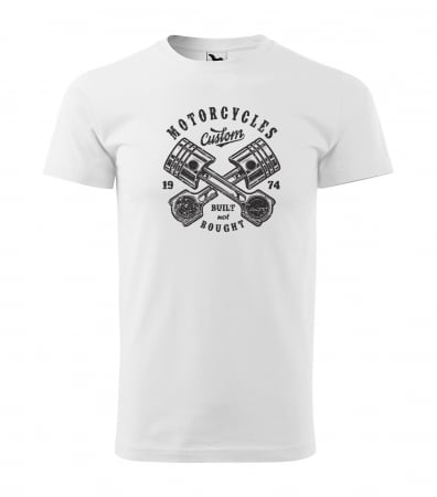 Tricouri motociclisti - Tricou pentru motociclisti, bikeri, Built not bought