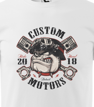 Tricou pentru motociclisti, bikeri, Bulldog Biker [1]