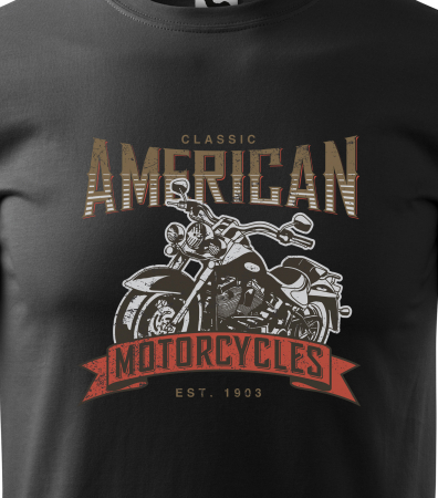 Tricou pentru motociclisti, bikeri, Classic Americans [1]