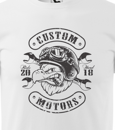 Tricou pentru motociclisti, bikeri, Custom Motors 2 [5]