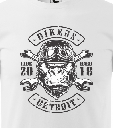 Tricou pentru motociclisti, bikeri, Custom Motors 4 [1]