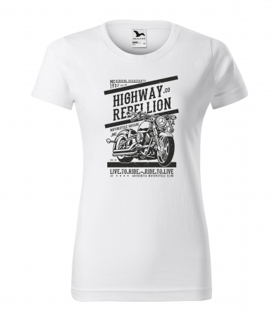 Tricouri motociclisti - Tricou pentru motociclisti, bikeri, Highway Rebellion