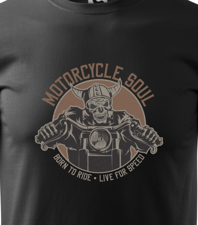 Tricou pentru motociclisti, bikeri, Motorcycle Soul [1]