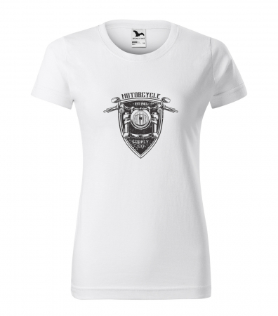 Tricouri motociclisti - Tricou pentru motociclisti, bikeri, Motorcycle Supply Co. Shield