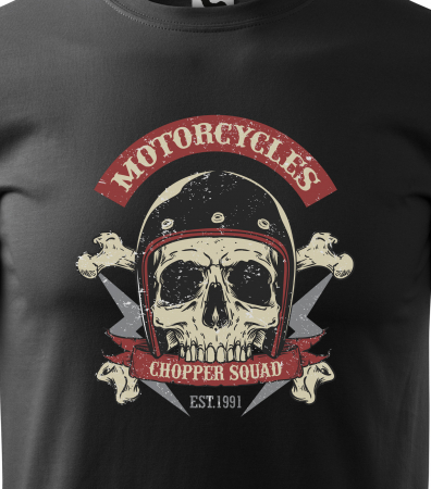 Tricou pentru motociclisti, bikeri, Motorcycles Chopper Squad [1]