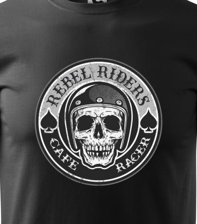 Tricou pentru motociclisti, bikeri, Rebel Riders [1]