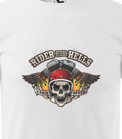 Tricou pentru motociclisti, bikeri, Rider from Hell [1]