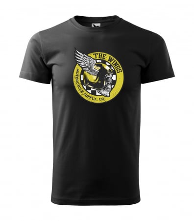 Tricouri motociclisti - Tricou pentru motociclisti, bikeri, The Wings