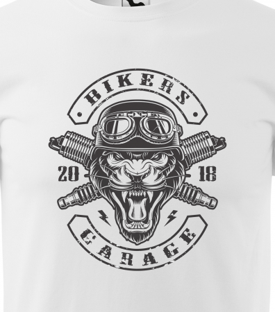 Tricou pentru motociclisti, bikeri, Tiger Biker [1]