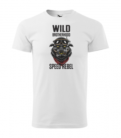 Tricouri motociclisti - Tricou pentru motociclisti, bikeri, Wild Brotherhood Speed Rebel