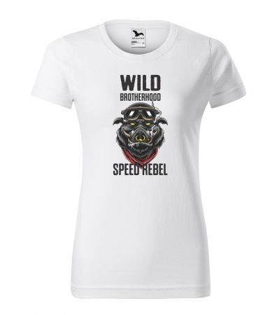 Tricouri motociclisti - Tricou pentru motociclisti, bikeri, Wild Brotherhood Speed Rebel