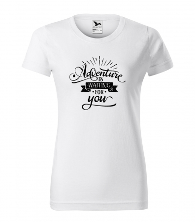 Tricouri drumetii - Tricou pentru pasionatii de drumetii/aventura, idee de cadou, Adventure Is Waiting For You