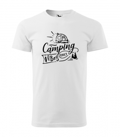 Tricouri drumetii - Tricou pentru pasionatii de drumetii/aventura, idee de cadou, Camping Vibes Only