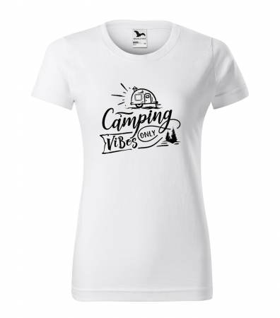 Tricouri drumetii - Tricou pentru pasionatii de drumetii/aventura, idee de cadou, Camping Vibes Only