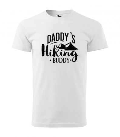 Tricouri drumetii - Tricou pentru pasionatii de drumetii/aventura, idee de cadou, Daddys Hiking Buddy