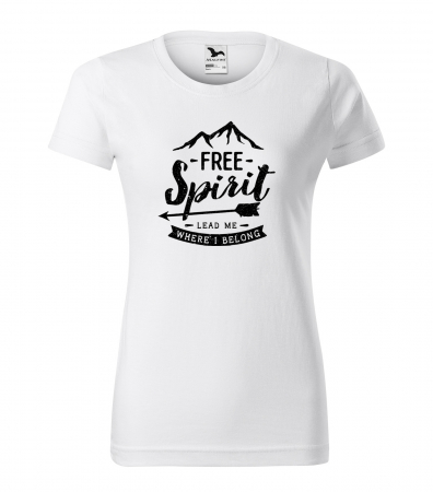 Tricouri drumetii - Tricou pentru pasionatii de drumetii/aventura, idee de cadou, Free Spirit. Lead Me Where I Belong