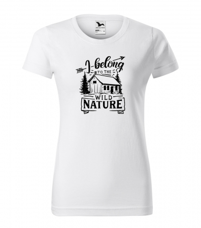 Tricouri drumetii - Tricou pentru pasionatii de drumetii/aventura, idee de cadou, I Belong To The Wild Nature