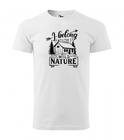Tricouri drumetii - Tricou pentru pasionatii de drumetii/aventura, idee de cadou, I Belong To The Wild Nature