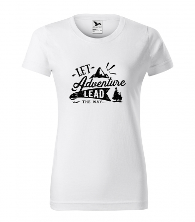 Tricouri drumetii - Tricou pentru pasionatii de drumetii/aventura, idee de cadou, Let Adventure Lead The Way