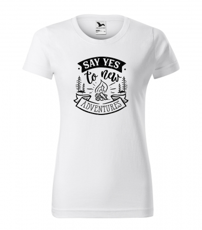 Tricouri drumetii - Tricou pentru pasionatii de drumetii/aventura, idee de cadou, Say Yes To New Adventures