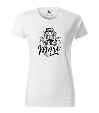 Tricouri drumetii - Tricou pentru pasionatii de drumetii/aventura, idee de cadou, Wander More