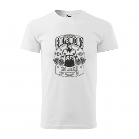 Tricouri fitness/sala de forta - Tricou pentru pasionatii de fitness/sala de forta, Authentic Fitness Body Building