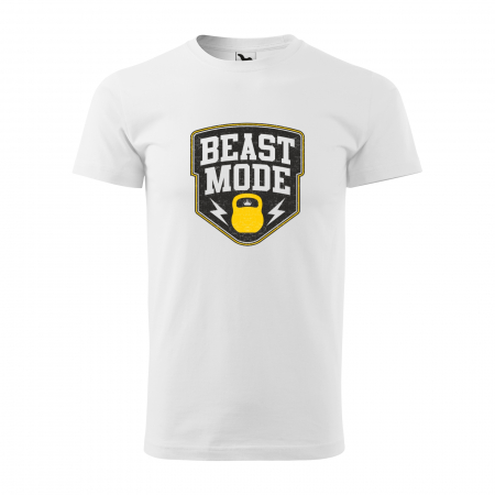 Tricouri sport/fitness - Tricou pentru pasionatii de fitness/sala de forta, Beast Mode ON