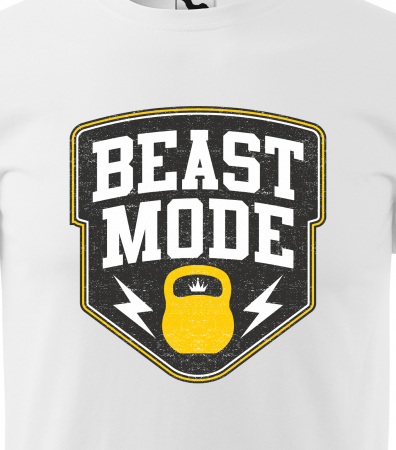 Tricou pentru pasionatii de fitness/sala de forta, Beast Mode ON [1]