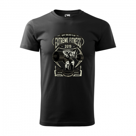 Tricouri fitness/sala de forta - Tricou pentru pasionatii de fitness/sala de forta, Body Building Team Extrem Fitness