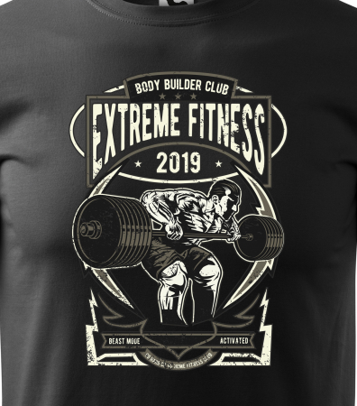 Tricou pentru pasionatii de fitness/sala de forta, Body Building Team Extrem Fitness [1]