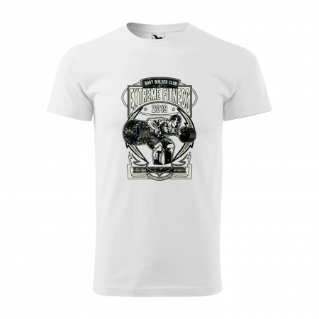 Tricouri sport/fitness - Tricou pentru pasionatii de fitness/sala de forta, Body Building Team Extrem Fitness