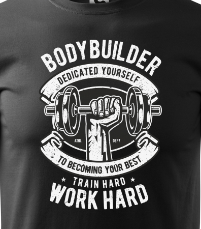 Tricou pentru pasionatii de fitness/sala de forta, Body Builer Dedicated Yourself [1]