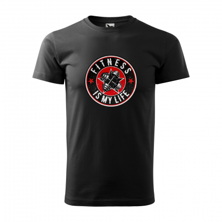 Tricouri sport/fitness - Tricou pentru pasionatii de fitness/sala de forta, Fitness is my Life