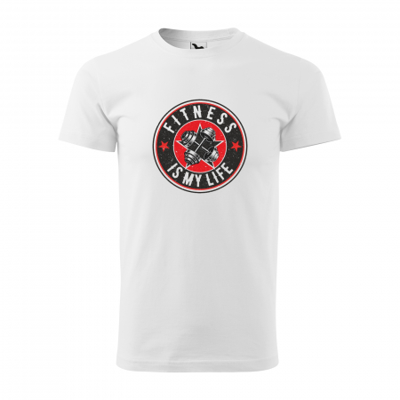 Tricouri fitness/sala de forta - Tricou pentru pasionatii de fitness/sala de forta, Fitness is my Life