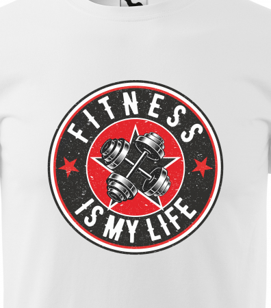 Tricou pentru pasionatii de fitness/sala de forta, Fitness is my Life [1]