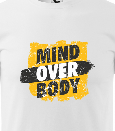 Tricou pentru pasionatii de fitness/sala de forta, Mind Over Body [1]