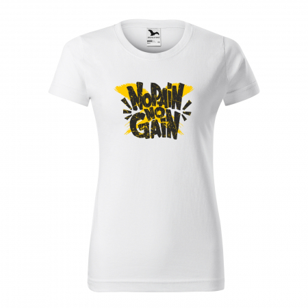 Tricouri fitness/sala de forta - Tricou pentru pasionatii de fitness/sala de forta, No Pain No Gain