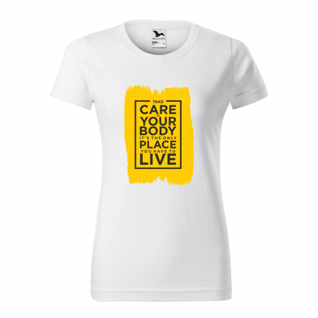 Tricouri fitness/sala de forta - Tricou pentru pasionatii de fitness/sala de forta, Take Care of Your Body