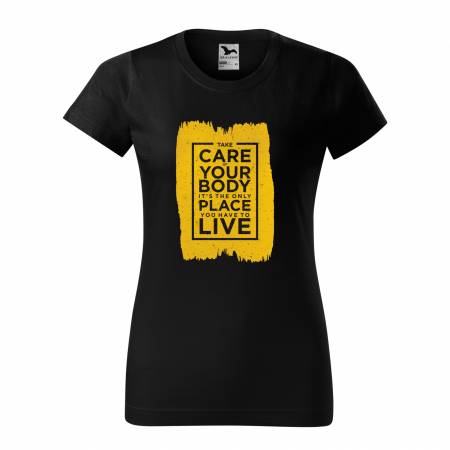 Tricouri fitness/sala de forta - Tricou pentru pasionatii de fitness/sala de forta, Take Care of Your Body
