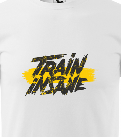 Tricou pentru pasionatii de fitness/sala de forta, Train Insane [1]