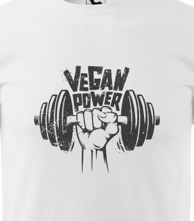 Tricou pentru pasionatii de fitness/sala de forta, Vegan Power [1]