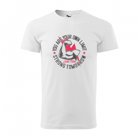 Tricouri fitness/sala de forta - Tricou pentru pasionatii de fitness/sala de forta, You are Your Own Limit