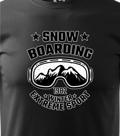 Tricou pentru pasionatii de snowboard, cadoul perfect, Extreme 1982 Sports [1]