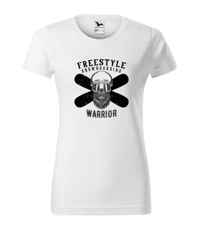 Tricouri snowboard - Tricou pentru pasionatii de snowboard, cadoul perfect, FreeStyle Snowboarding Warrior
