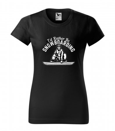Tricouri snowboard - Tricou pentru pasionatii de snowboard, cadoul perfect, Id Rather be Snowboarding